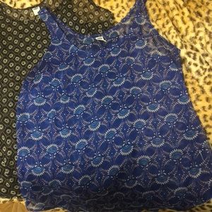 2 for 1 Old Navy Sheer sleeveless tops